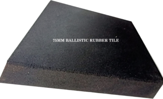 75MM Ballistic rubber tile