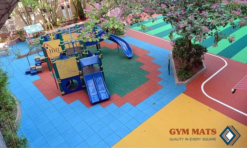 Outdoor cheap gym mats