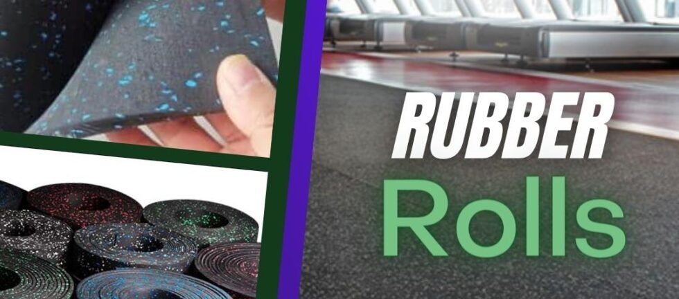 Rubber tiles and rubber rolls