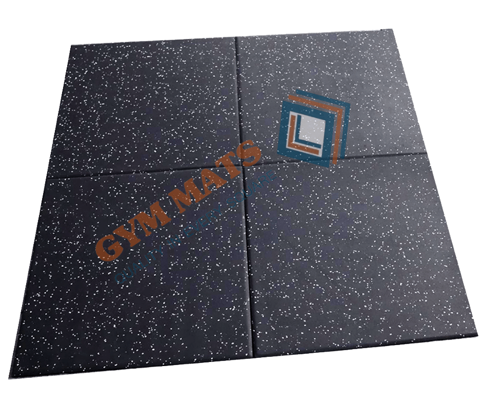 Laminate rubber tiles