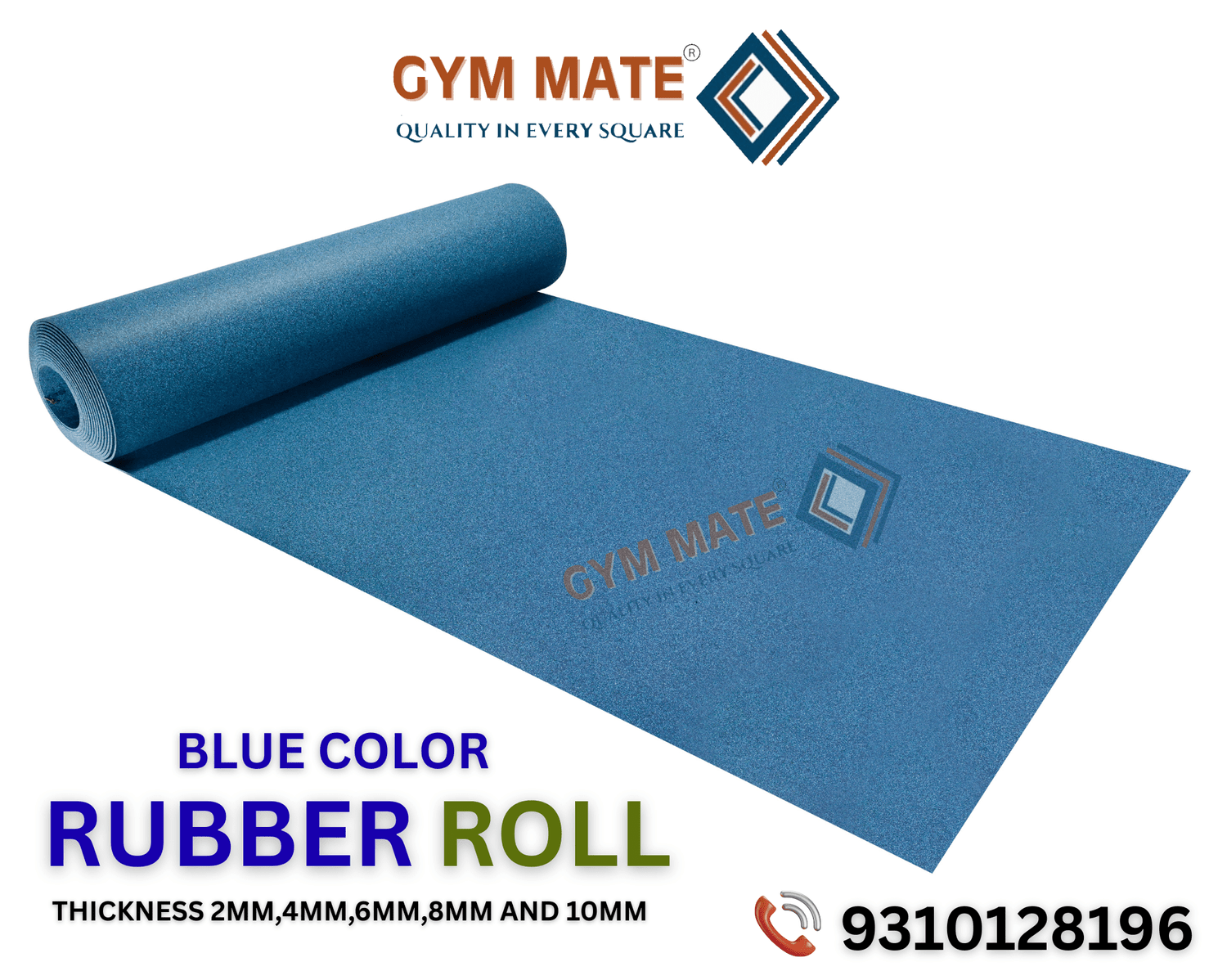 BLUE COLOR RUBBER ROLL